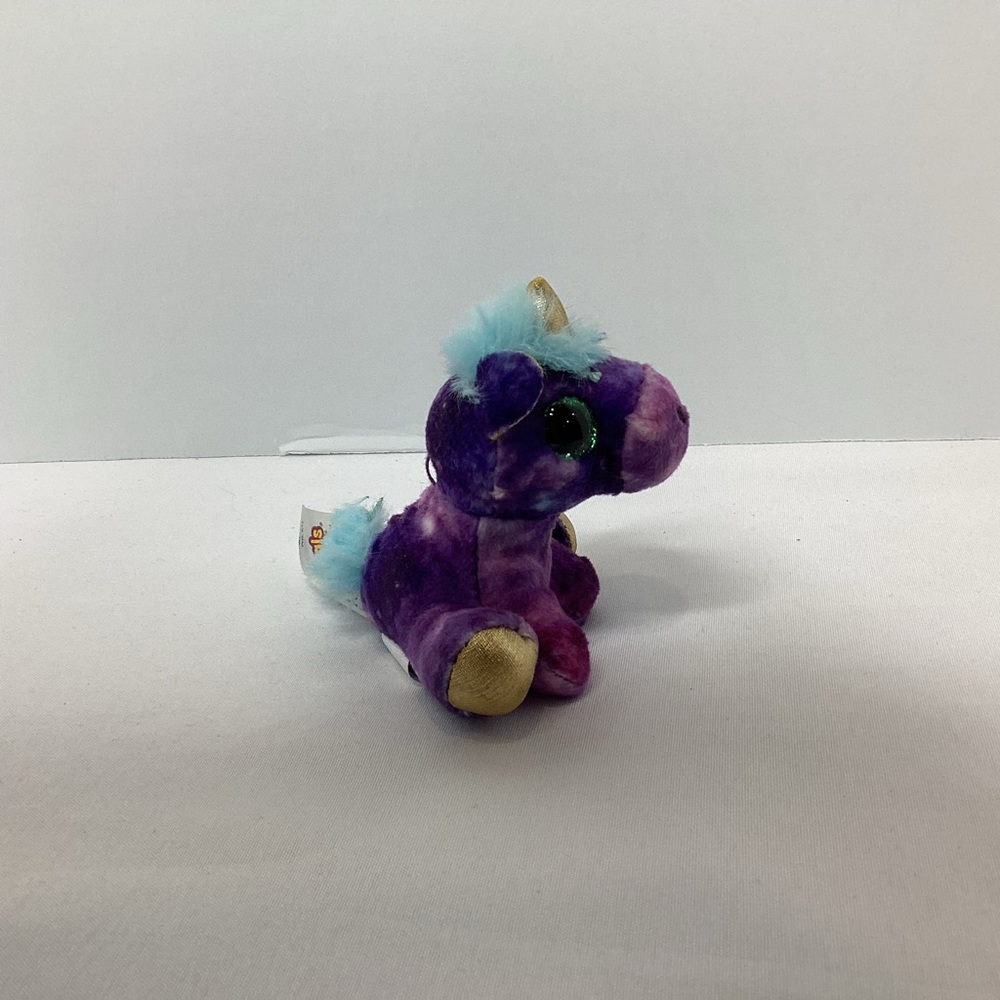 Surprizamals Purple Deanna Unicorn Mini Horse Plush Stuffed Animal 3" - Picture 3 of 10